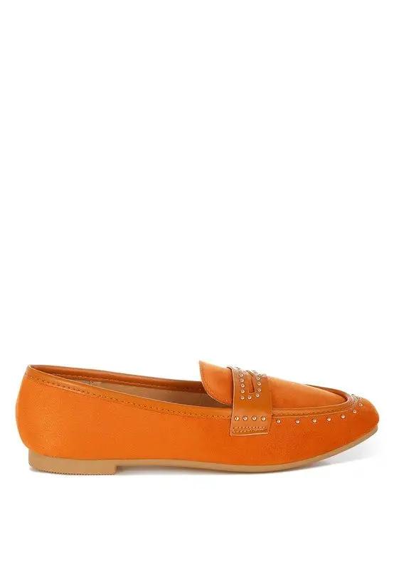 Lumina Penny Strap Studded Loafers for Elegant Style - Love Salve